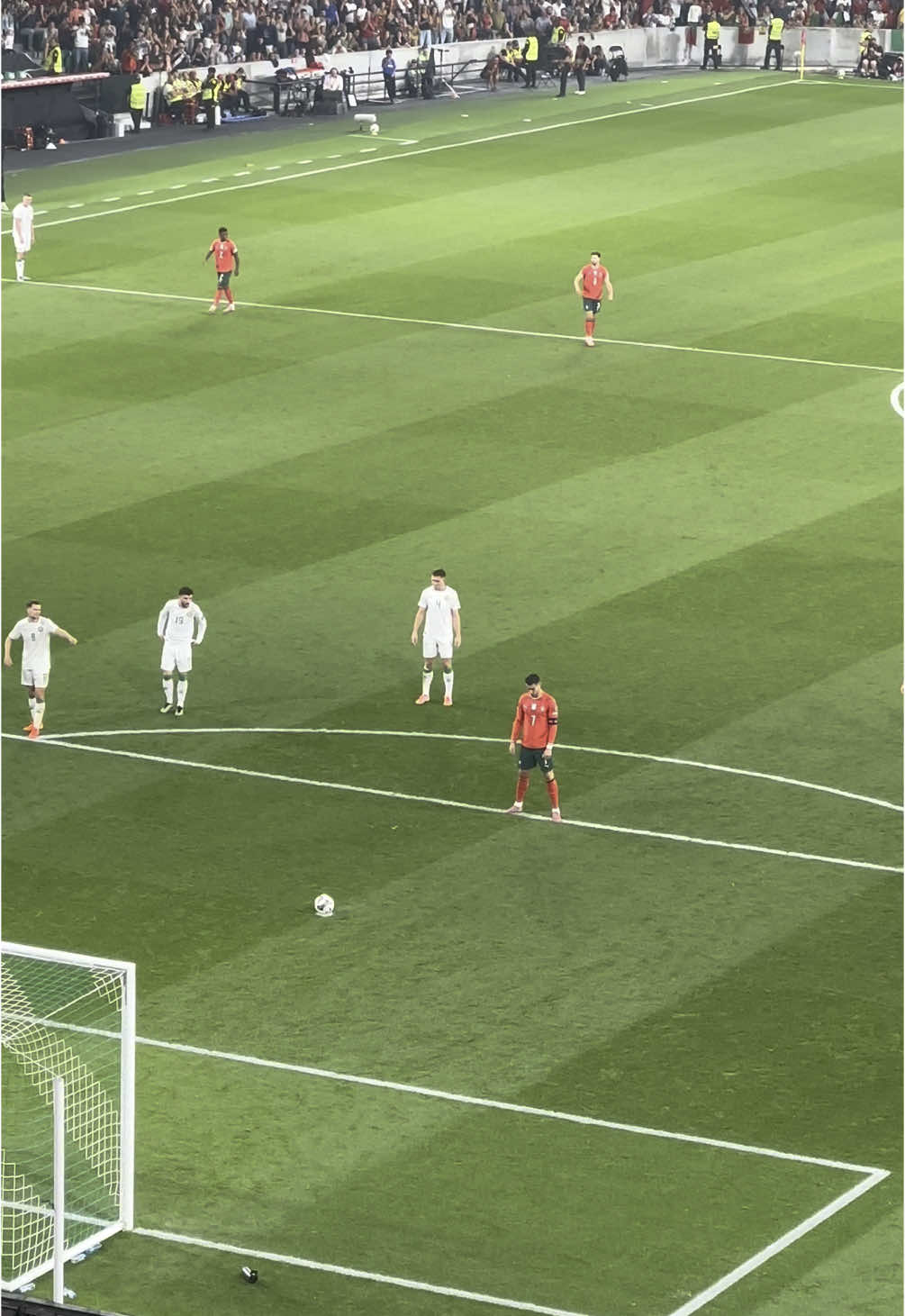 Ronaldo’s penalty in Portugal vs Ireland match 🔥🐐 #cr7 #cristiano #cristianoronaldo #ronaldo #goat #cr7goat #portugal #portugal🇵🇹 #lisboa #lisbon #erasmus #erasmuslife #richinlife #fyp 