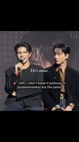 #WilliamEst : He’s Mine - William’s POV compilation Part 1 We all know by now how both of them are possessive of eo, so I especially love watching their clips abt it, especially William who openly talks abt him being jealous & possessive, but when it comes to reality, he’s the one who silently sulks at the side, and trying to appease himself when he’s feeling possessive lmao but of course, there are also many times that he couldn’t take it and would just show it by his side comments, or just purely grabbing Est back to claim as his 😌 it’s also interesting how Est knows when William gets extra possessive and jealous bcs of him and he actually basks in it like damn, they really match in everything, even abt their possessiveness with eo lol #วิลเลี่ยมเอส #thamepo #est_rvp #williamjakrapatr 