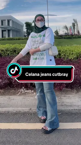 Celana jeans cutbray 🦋✨ #celana #celanacutbray #celanajeans 