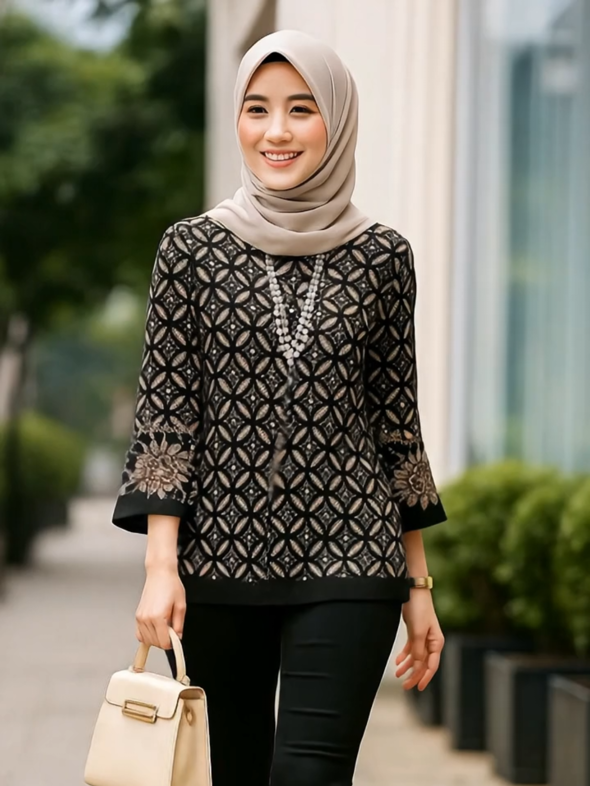 Baju Atasan Blous wanita tangan Kimono rajut import #blouse #blousemurah #promomakan1010 #fyp #fypage 