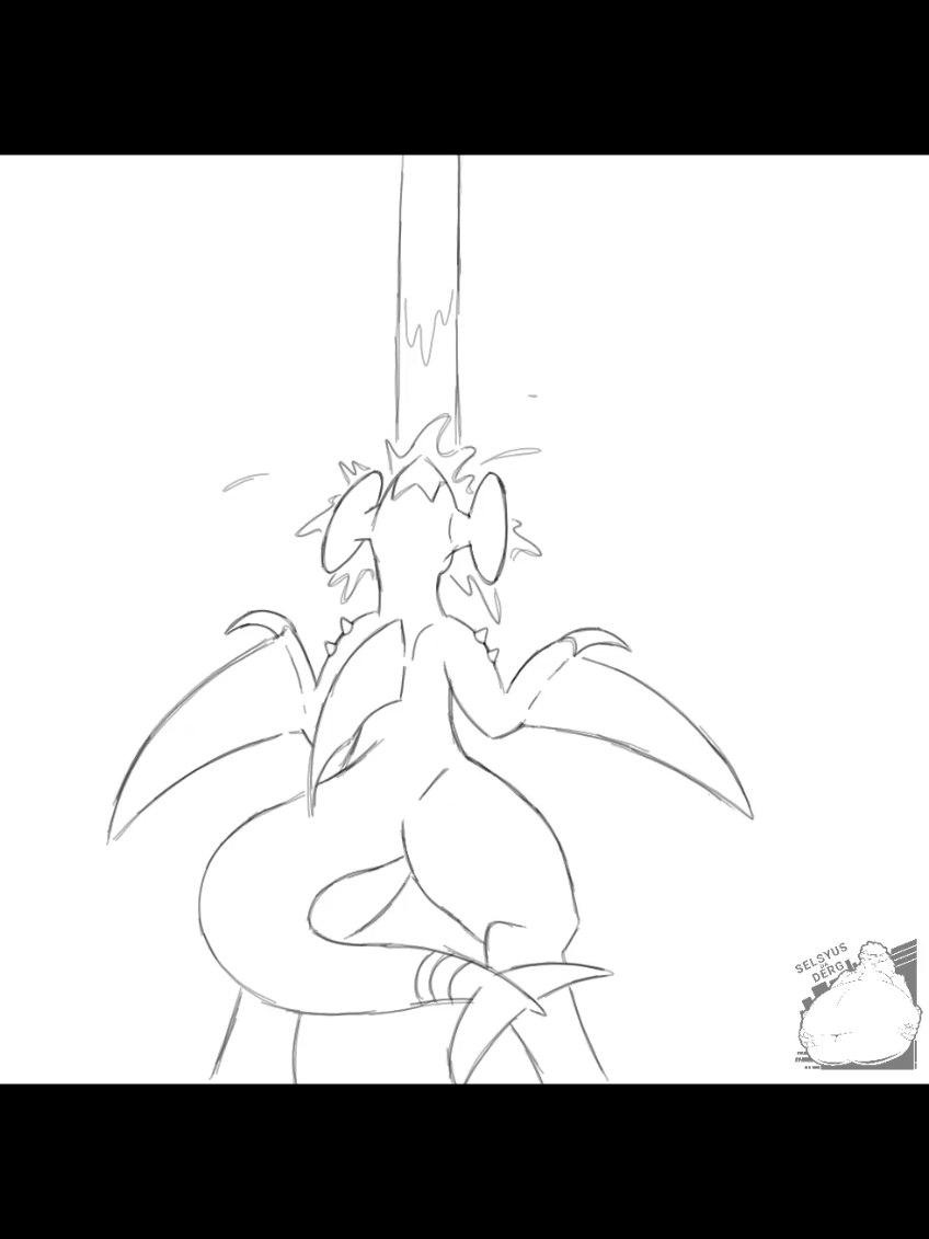 thirsty garchomp :3 art by 