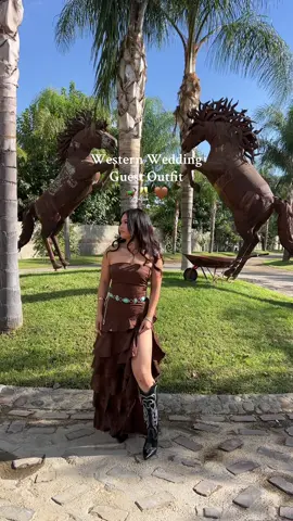 Western / Rancho Wedding Guest Outfit Inspo! @Angel Htun  Dress & boots from @Fashion Nova #weddingguestdress #westernfashion #outfitsinspo #fashionnova #trend 
