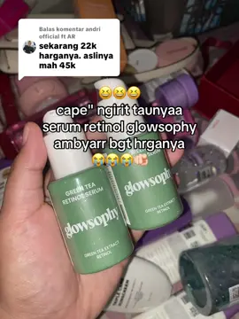 Membalas @andri official ft AR murcee🤣 #glowsophy #retinolskincare 