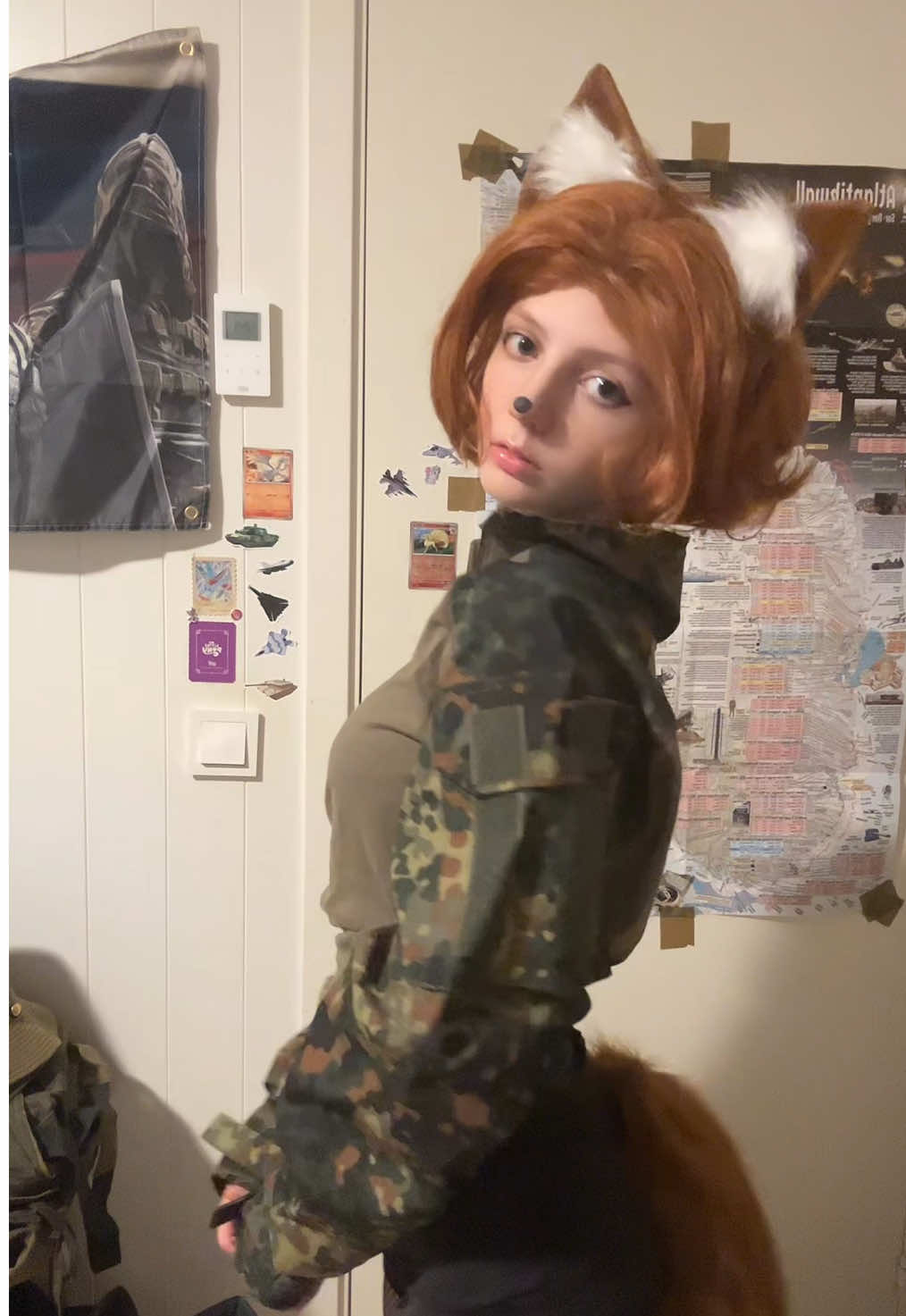 Flecktarn fox hybrid..? #skipperams #militaria #cosplay #military #flecktarn 