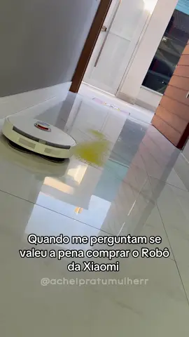 Ô se valeu! Melhor compra da vida!!! Meu Roberval💕 Como vivi tanto tempo sem vc? Haha #robôaspirador #roboxiaomi #robos20 #s20plus #aspiraepassapano 