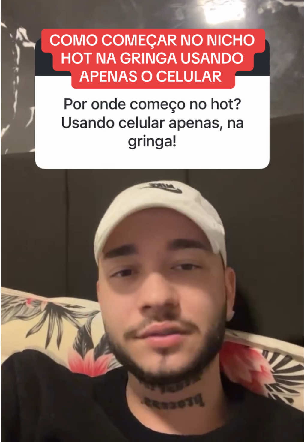 Como começar no nicho hot na gringa usando apenas o celular  #nichohot 