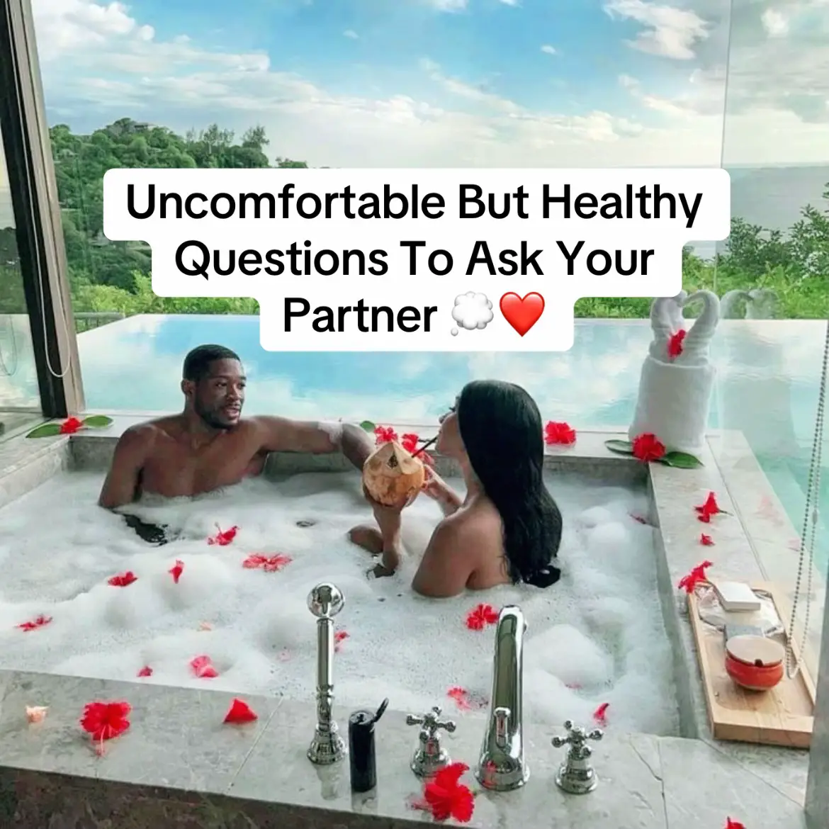 Uncomfortable questions build real connection. Don’t fear the deep talks , that’s where love matures ❤️ Which one would you dare to ask first? 👇 #DeepLove #RelationshipTalk #HealthyRelationships #CouplesTherapy #RelationshipTips