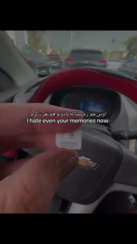 Now I like neither your voice nor your memories.