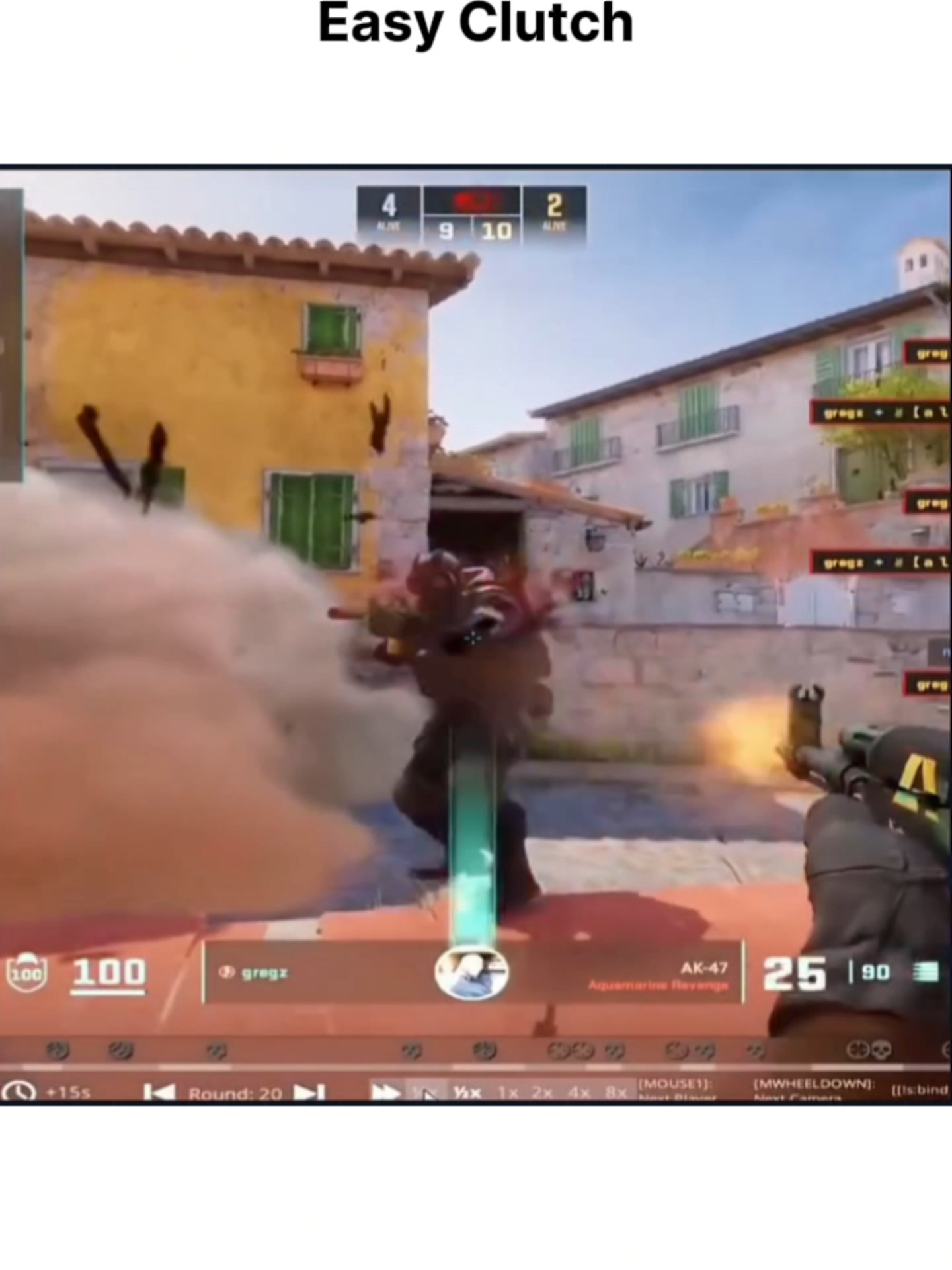 Easy Clutch . . #cs2 #cs2clip #cs2funny #csgo #ngacir