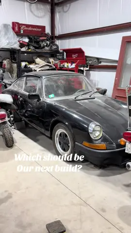 Classic car or classic motorcycle for our next build??? #chaseingclassics #classiccar #porsche 