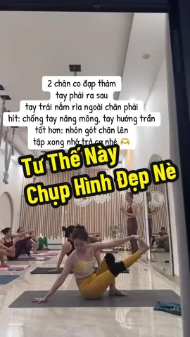 mỗi ngày 1 tư thế thú vị cùng Hà nha #yoga #5h #cohayogavn #yogapose 