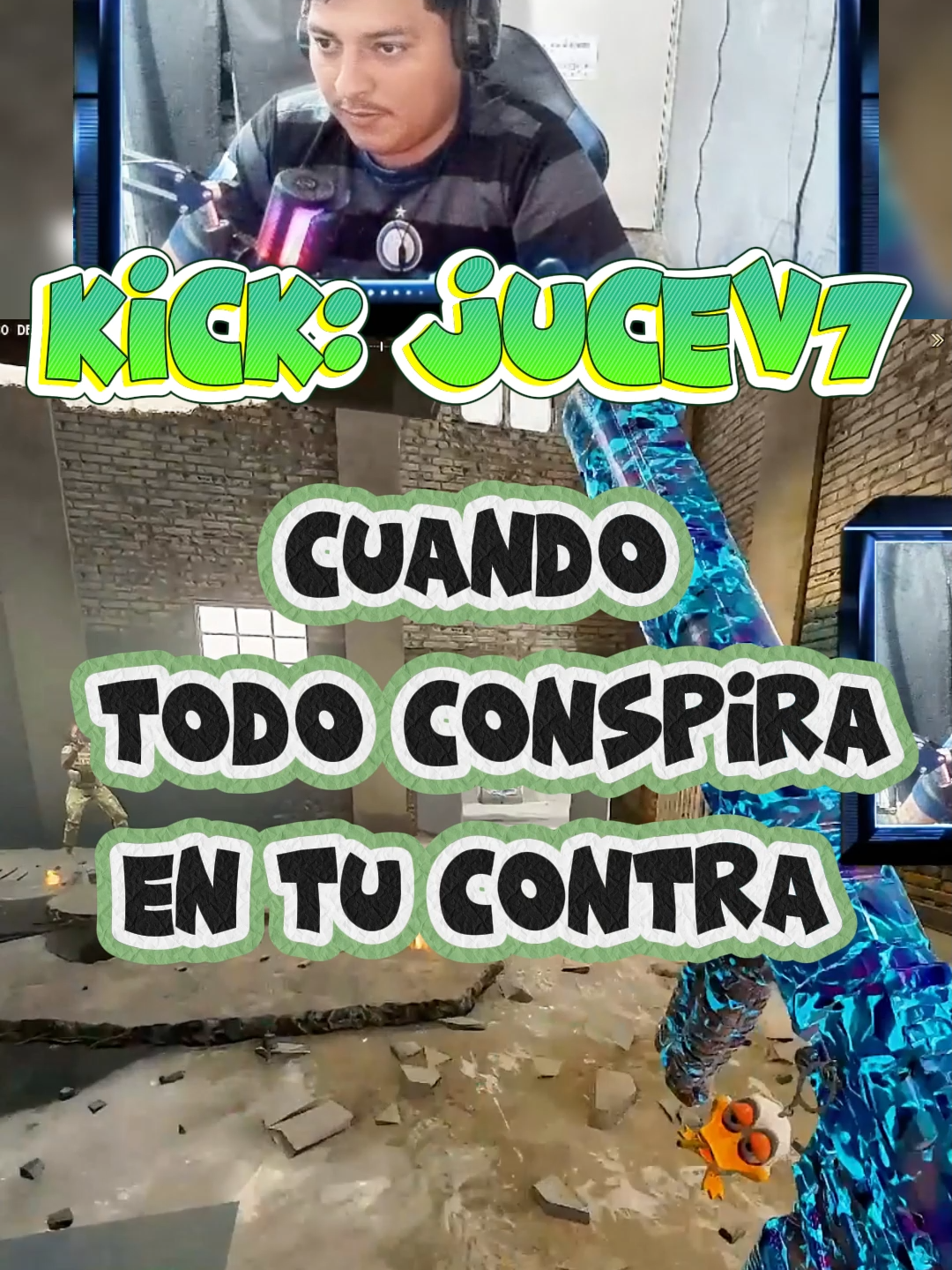 TODO EN CONTRA #callofdutywarzone #warzoneclips #callofduty #streamer #humor #ARMAS #rusheo