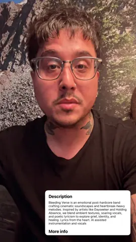 Please do not support @bleedingverseband they are an AI project leeching off the creativity of @Dayseeker and @Holding Absence  #dayseeker #bleedingverse #holdingabsence #ai #fyp 