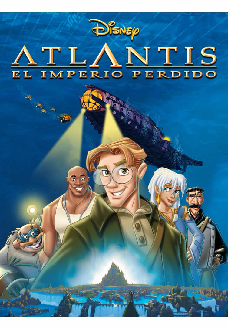 Atlantis: el imperio perdido (2001)#disney #atlantis #classic #peliculas #fyp 