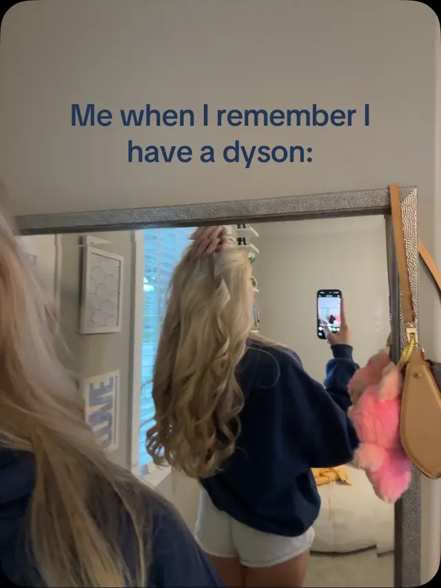 #dyson #dysonairwrap #blowout #blonde #blondehair 