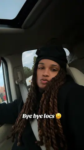 && just like that my locs are gone ! ✨ #poohxmama #loccombout 