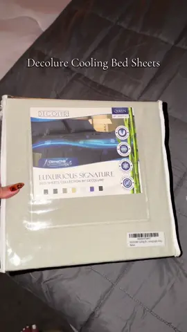 Cool, soft, and seriously comfy — my new favorite sheets 😍❄️ @Decolure Home Goods #CoolingSheets #sleepbetter #bedroomaesthetic #bamboobedding #comfyvibes    