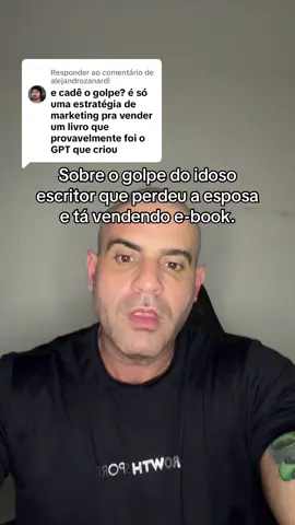 Respondendo a @alejandrozanardi o golpe do idoso escritor “Seu Joaquim” “Seu Nelson”… 