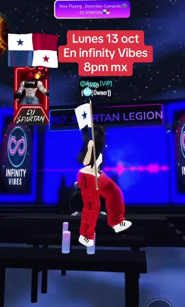 Lunes 13 de octubre en #infinityvibes con @507_deh pura plena de #panama🇵🇦  con estructura del #phpubherrerano 8pm mx (9pm hora panama) #roblox @CHACHOGAMER vamos con todas
