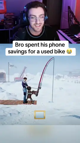 Bro spent his phone savings for a used bike  #fyp #streamer #streaming 