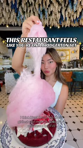 ✨𝙏𝙃𝙀 𝙂𝙄𝙍𝙇𝙄𝙀𝙎𝙏 𝘼𝙉𝘿 𝙎𝙏𝙐𝙉𝙉𝙄𝙉𝙂 𝙍𝙀𝙎𝙏𝘼𝙐𝙍𝘼𝙉𝙏 𝙄𝙉 𝘿𝙁𝙒✨ The Bloom Lounge in Plano feels like stepping straight into a Bridgeton set ✨🫖👑 from the floral ceilings to the pastel colors and gold accents ✨🥹 this is a must visit for brunch with the girlies. They serve brunch, lunch, and dinner and honestly everything looks just as good as it tastes !!! They’ve also got fun cocktails and beautiful plate options 🍽️✨ (their red velvet waffles and cotton candy was so fun) ✨ It’s the kind of spot that’s perfect for a girl’s brunch, birthday, date night, or even just a cute catch up over drinks when you want to romanticize your life a little. Definitely one of the prettiest hidden gems in DFW 🌸✨🥹 🏷️: The Bloom Lounge - 📍 6145 Windhaven Pkwy #120, Plano TX _____________________________________ • • • #dfw #plano #brunch #dallasbrunch    