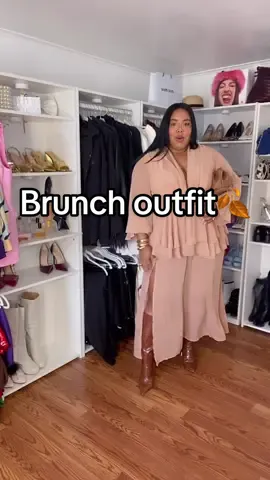 Brunch outfit #plussizefashion #ootdinspo #curvytiktok #curvybodies 