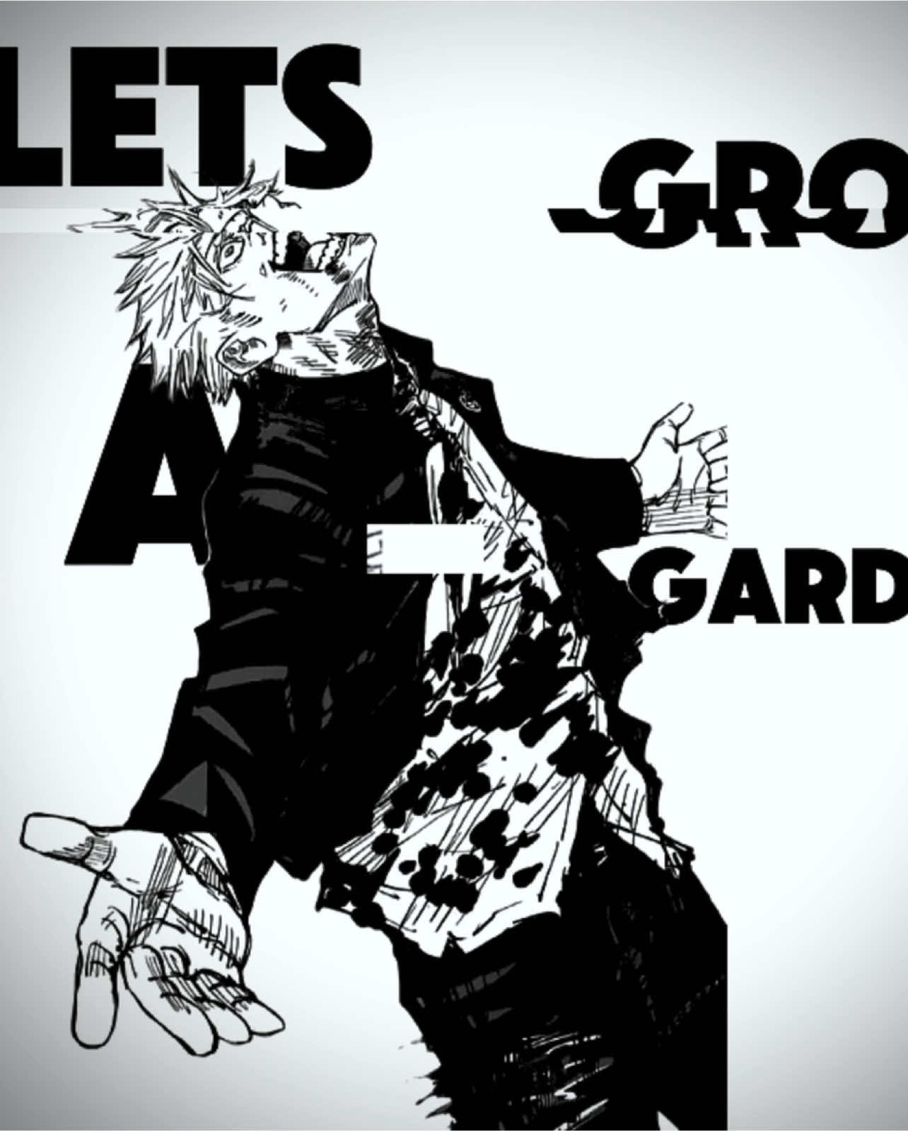 Let’s grow a garden Gojo edit #edit #fyp #jjkmanga #gojoedit 