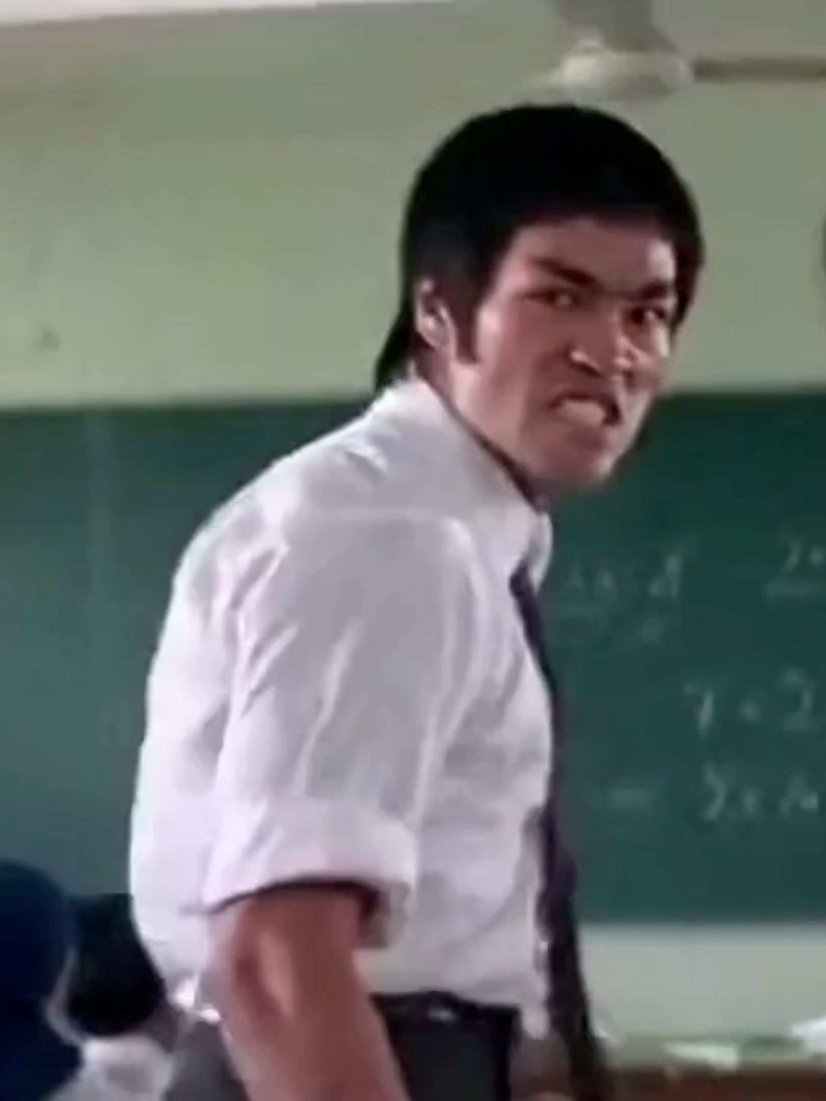 𝗕𝗥𝗨𝗖𝗘 𝗟𝗘𝗘 𝗖𝗜𝗞𝗚𝗨 𝗠𝗔𝗧𝗘𝗠𝗔𝗧𝗜𝗞 🥋📏 #brucelee #mathematic  #cikgu  #sora2