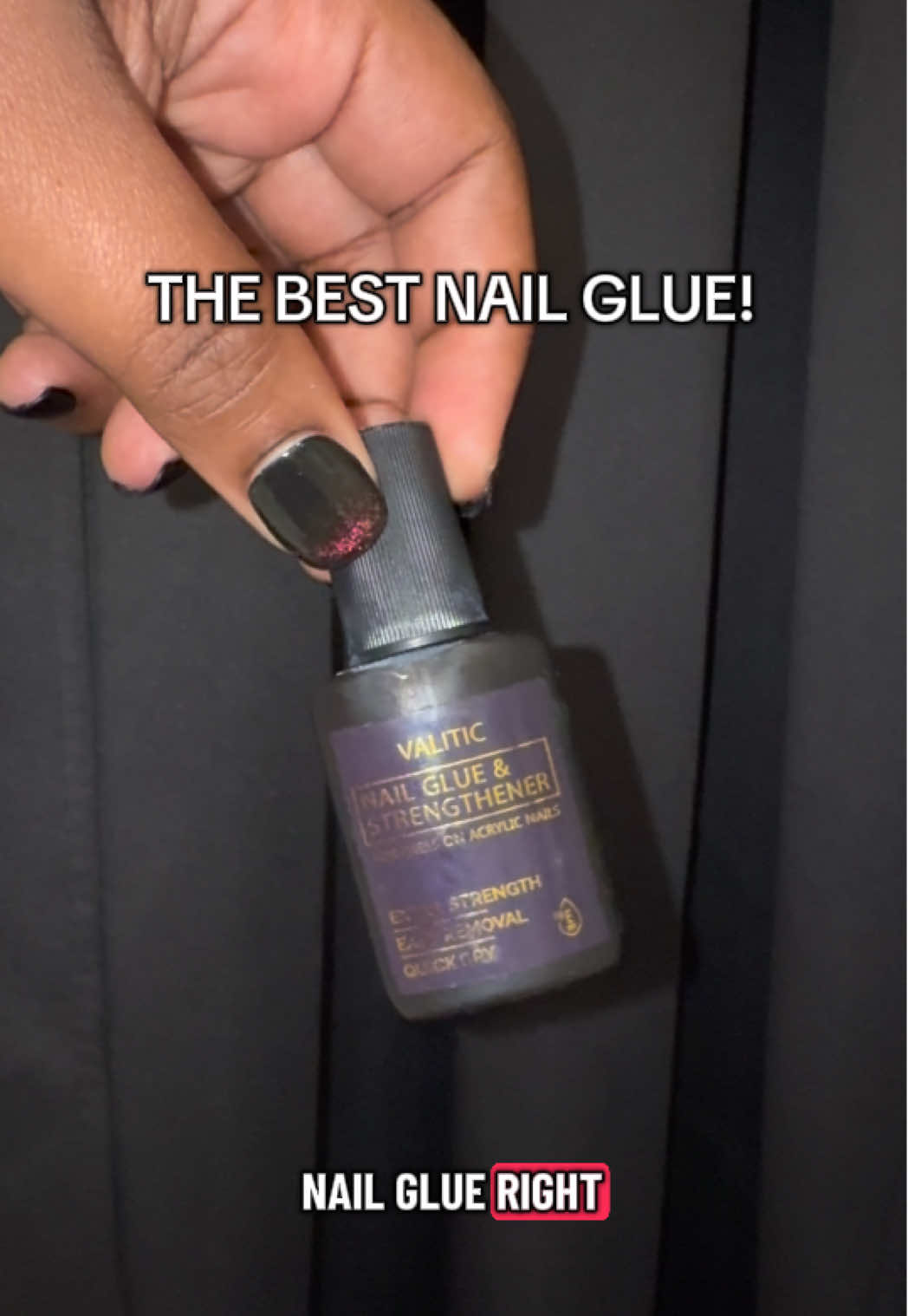 I tell no lies and I have a hard time with press on nails, but this glue…THE BEST NAIL GLUE! It’s by Valitic and I got it from Amazon! #bestnailglue #nailglue #valitic #amazonfinds #pressonnails 