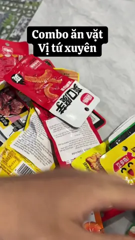 Combo ăn vặt tứ xuyên #doanvat #noidiatrung #xuhuong 