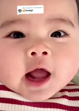 Membalas @nurrsyamsiiah masyaalloh.... lucuunya😘😘😊 #bayi #bayilucu #bayitiktok #bayigemes #bayiviral #bayiketawa #bayingoceh #fyp 