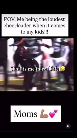 Literally my kids biggest fan 🥳 #fyp #viral #football #mom #cheerleading 