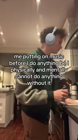 It’s actually a problem, without any music I get nothing done #music #relatable #funny #fyp #viral 