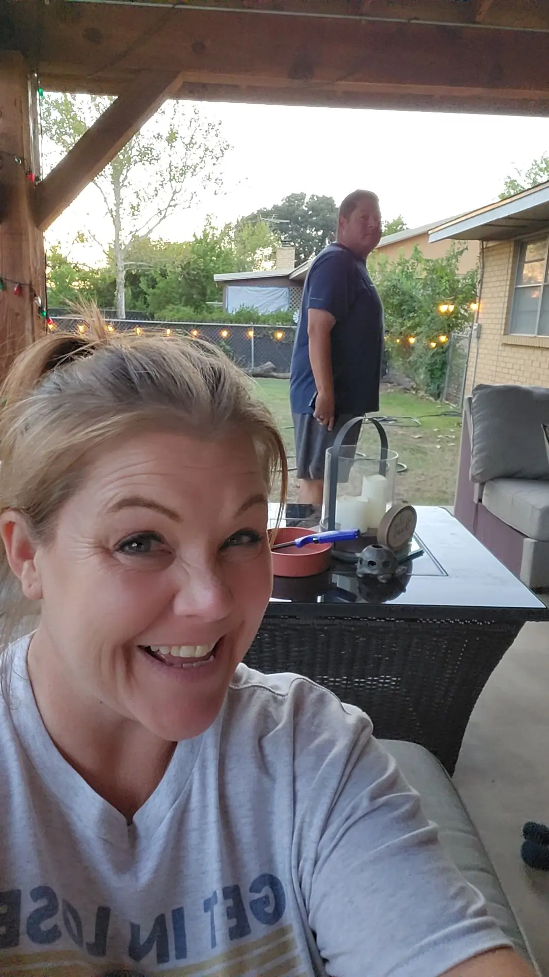 @Ricke-Bobby07 and I decided to jump in on the trend and it didn't disappoint. Happy Anniversary, sweetheart! I ❤️ you! #spreadpositivity #goodvibesonly #RandomMomentsWithRed 