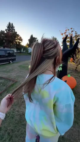What a fun project☺️ #fypシ #calicohair #happyhalloween #spookyseason