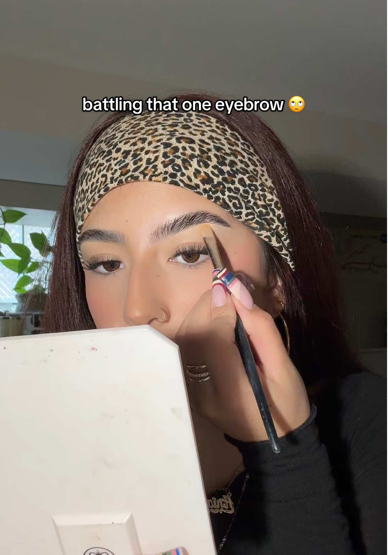 I can’t be the only one who takes their brows this seriously #fyp #makeup #eyebrows 