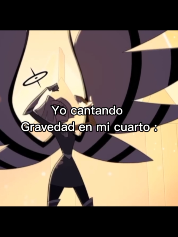 Es qué tan genial la canción de Lute 💛 Gravedad, no le pude evitar 😂😂  #hazbinhotel #hazbinhoteledit #hazbinhotelalastor #hazbinhotelseason2 #helluvaboss 