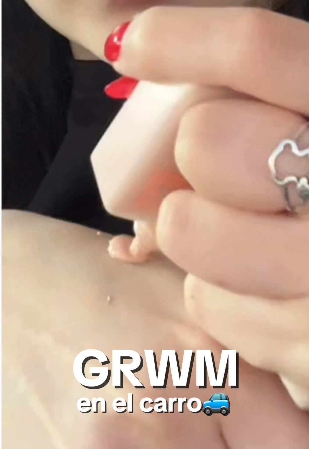 GRWM EN EL CARRO PARA IR A LOS ÁNGELES🙈❤️ ig: ValeriaRod09 #grwm #arreglateconmigo 