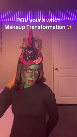 POV Witch makeup transformation 🧙‍♀️💄✨ #31daysofhalloweenmakeup #fyp #witch #trend #makeuptransition 