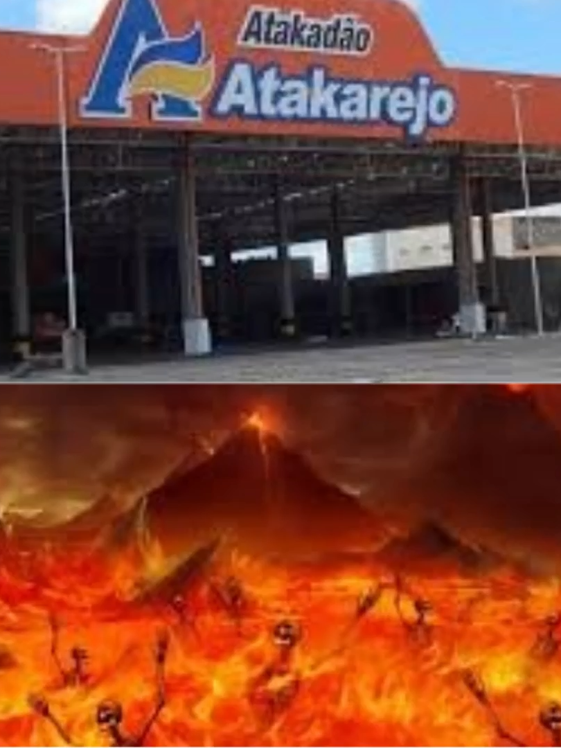 Atakadão vs inferno 💀💀💀 #memes #fy #atakadão #inferno