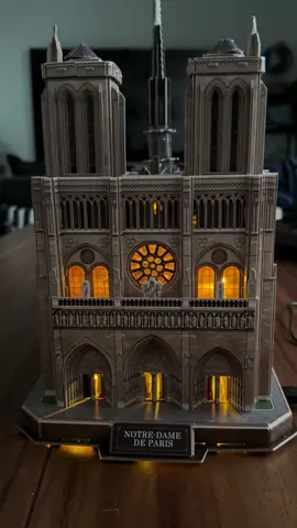 Catedral de Notre Dame ✅   #fyp #puzzle #3d #notredame #miniature 