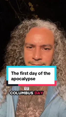 #columbusday is the day the #apocalypse began as there's no other way to describe that #History and the magnitude of destruction that took place.. #decolonize or remain one of the 4 Horsemen #thedreamcatcherdude 