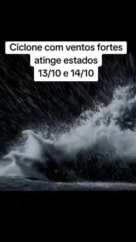 Ciclone com ventos fortes atinge estados no Brasil  #ciclone #previsao #chuva #clima #tempestade 