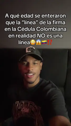 A qué edad se enteraron que la “línea” de la firma en la Cédula Colombiana en realidad NO es una línea😳😱🇨🇴⁉️#kaidmd #fypシ゚ #curiosidades #colombia #colombiano 