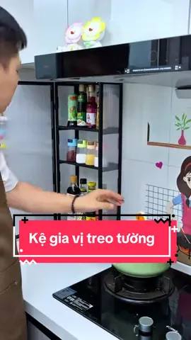 Kệ gia vị treo tường #xuhuongtiktok #tienloi #dotrungquocnoidia #dogiadung #banhang 