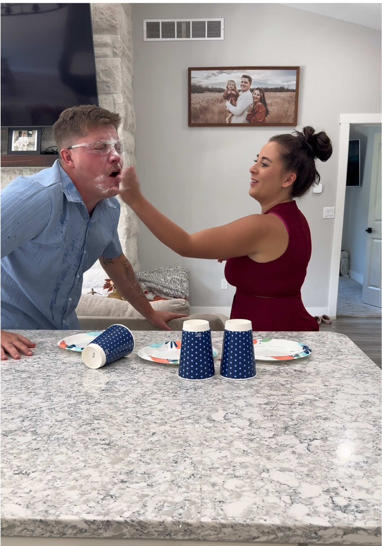 He was fine😵‍💫😵‍💫  #foodchallenge #couplecomedy #couplestiktok 