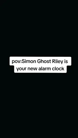 Simon Ghost Riley is your new alarm clock. his personal wake-up call just for you #cod #ghostcod #simonriley #ghostxyn #comfortaudio #boyfriendaudio #ghostedit 