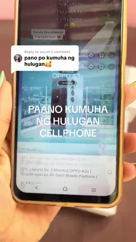 Replying to @secret activate mopo tiktok paylayter maam 😊 #cellphone #phone #oppoa3x #oppoph #oppophilippines 