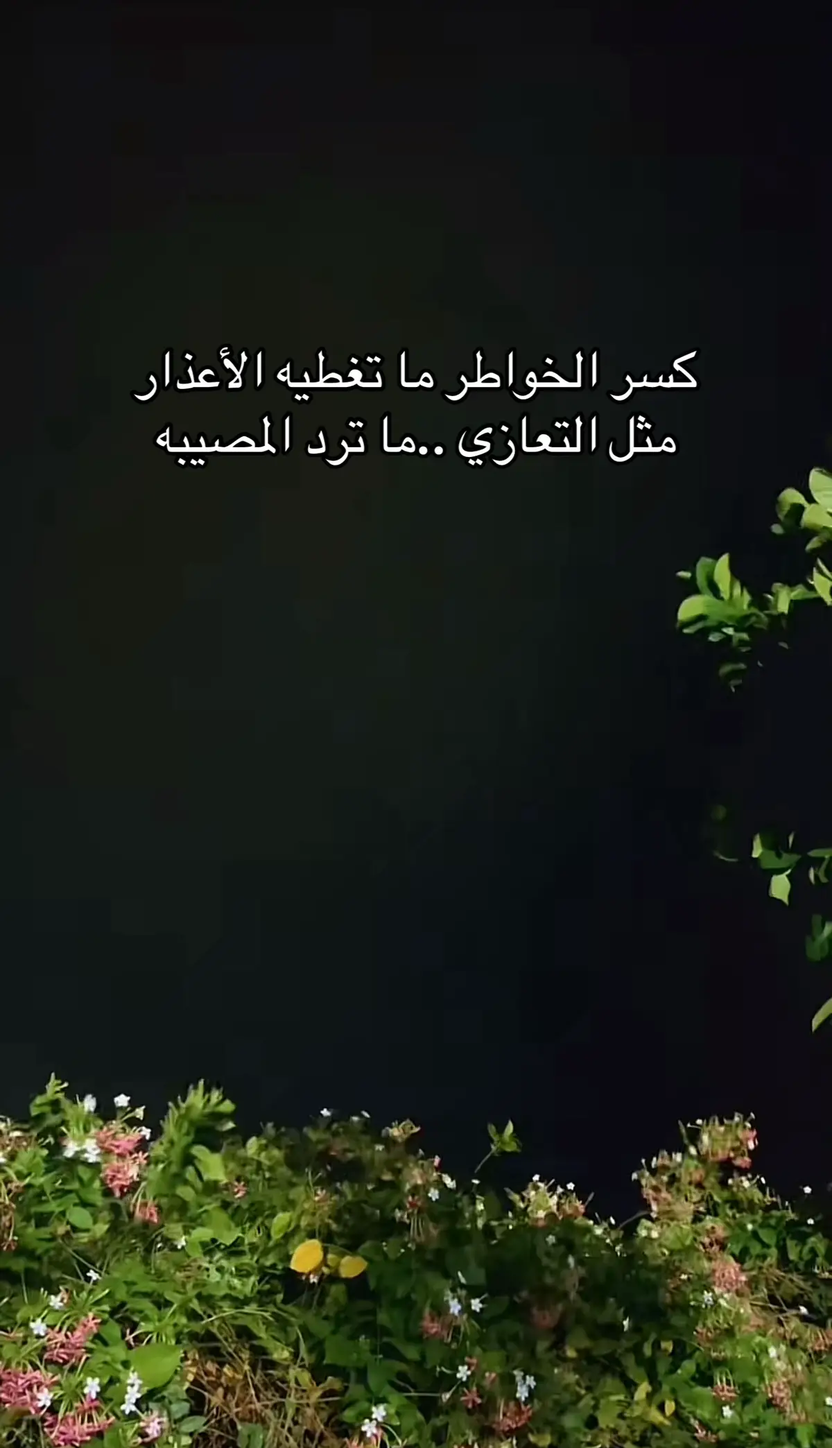 يجيب الله بعد كسر الخواطر خير .. ‏كثر ما ضاقت وقلنا عسّى خيره …