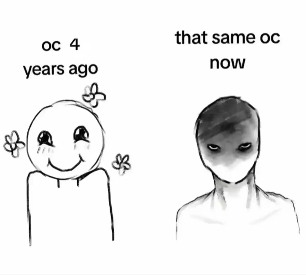 edit: A REDESIGNNNN of my oc named Id 🩷 its so funny bc it was supposed to be a one off pic and now its like the core part of my ocs lore.. (FAKE EVERYTHING) . . . #shelberrie #arttok #oc #demon #horror  